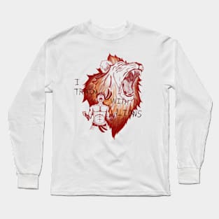 Train With Lions Long Sleeve T-Shirt